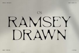 CS Ramsey Drawn Demo Font