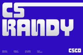 CS Randy Demo Font