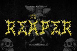 CS Reaper Demo Font