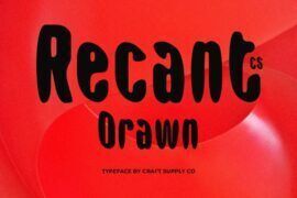 CS Recant Drawn Demo Font