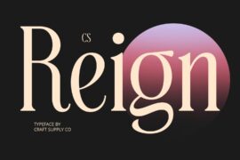 CS Reign Demo Font