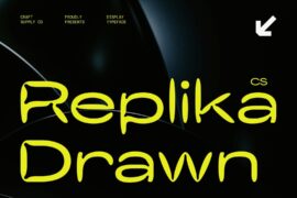 CS Replika Drawn Demo Font