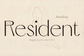 CS Resident Demo Font
