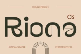 CS Riona Demo Font
