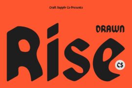 CS Rise Drawn Demo Font