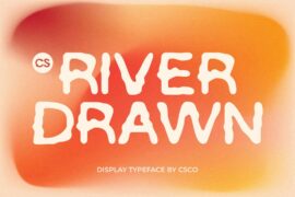 CS River Drawn Demo Font