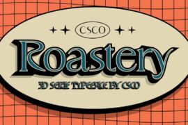 CS Roastery 3D Demo Font