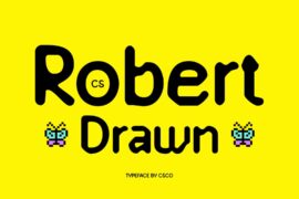 CS Robert Drawn Demo Font