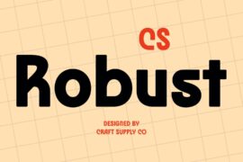 CS Robust Demo Font