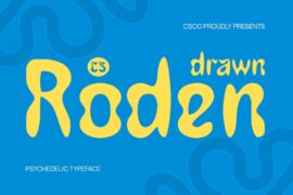 CS Roden Drawn Demo Font