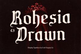 CS Rohesia Drawn Demo Font