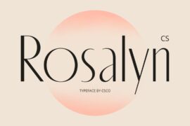 CS Rosalyn Demo Font