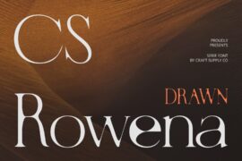 CS Rowena Drawn Demo Font