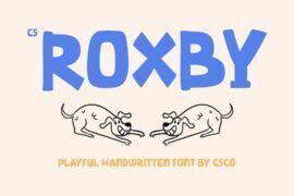 CS Roxby Demo Font