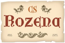 CS Rozena Demo Font