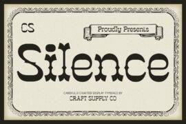 CS Silence Demo Font