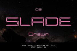 CS Slade Drawn Demo Font
