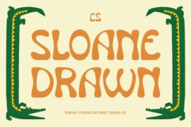 CS Sloane Drawn Demo Font