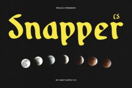 CS Snapper Drawn Demo Font
