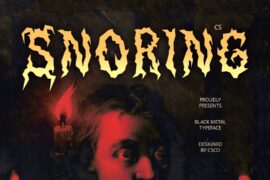 CS Snoring Demo Font