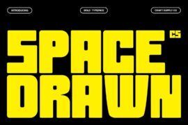 CS Space Drawn Demo Font
