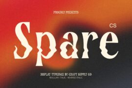 CS Spare Demo Font