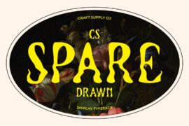 CS Spare Drawn Demo Font