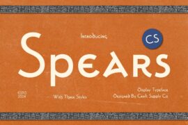 CS Spears Demo Font