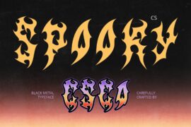 CS Spooky Demo Font