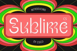 CS Sublime Demo Font
