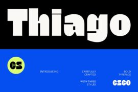 CS Thiago Demo Font