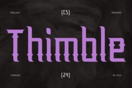 CS Thimble Demo Font