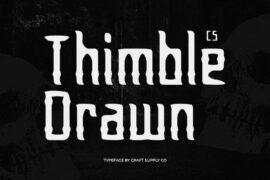 CS Thimble Drawn Demo Font