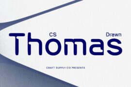 CS Thomas Drawn Demo Font