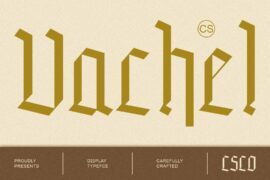 CS Vachel Demo Font