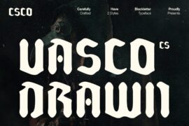 CS Vasco Drawn Demo Font