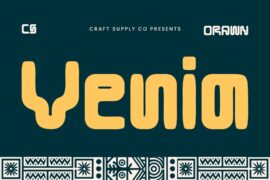 CS Venia Drawn Demo Font
