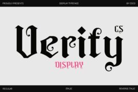 CS Verity Demo Font