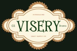 CS Visery Drawn Demo Font