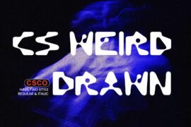 CS Weird Drawn Demo Font