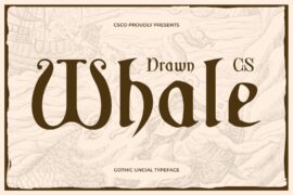 CS Whale Drawn Demo Font