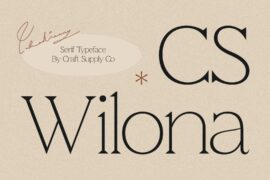 CS Wilona Demo Font