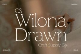 CS Wilona Drawn Demo Font