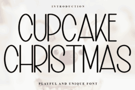 Cupcake Christmas Font