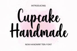 Cupcakes Handmade Font