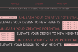 Cupertino Font Family
