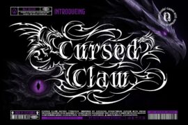 Cursed Claw Font
