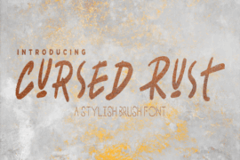 Cursed Rust Font