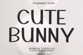 Cute Bunny Font