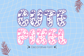 Cute Pixel Font